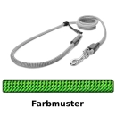 EASYLONG Hundeleine - M - 2,5m - grün mit schwarzen Punkten